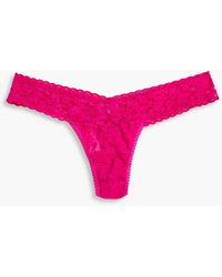 Hanky Panky - Signature Stretch-lace Low-rise Thong - Lyst