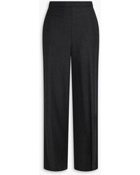Theory - Wool-flannel Straight-leg Pants - Lyst