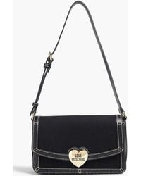 Love Moschino - Schultertasche aus canvas mit verzierung - Lyst