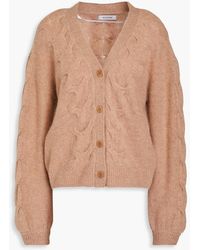 NAADAM - Cardigan aus kaschmir mit zopfstrickmuster - Lyst
