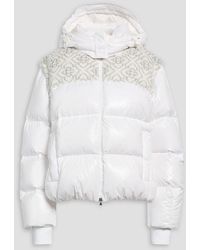 CASABLANCA - Knit-paneled Quilted Ski Jacket - Lyst