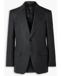 Tom Ford - Atticus Slim-Fit Herringbone Wool-Blend Blazer - Lyst