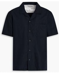 FRAME - Cotton And Linen-blend Shirt - Lyst