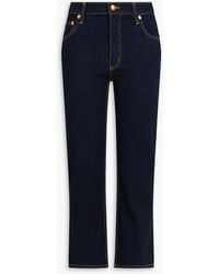 Tory Burch - High-rise Kick-flare Jeans - Lyst