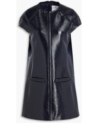 Courreges - Cotton-blend Vinyl Mini Dress - Lyst