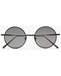 Acne Studios - Round-Frame Metal Sunglasses - Lyst