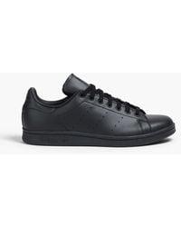 adidas Originals - Stan Smith Perforated Leather Sneakers - Lyst