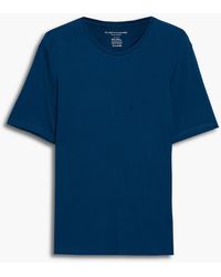 Majestic Filatures Stretch-jersey T-shirt - Blue