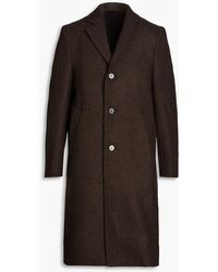 Officine Generale - Brushed Wool-blend Twill Coat - Lyst