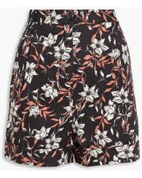 Rag & Bone - Ivy Floral-print Linen-blend Shorts - Lyst