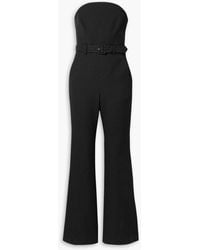 A.L.C. - Kate Strapless Belted Twill Jumpsuit - Lyst