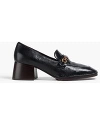 Tory Burch - Loafers "perrine" aus leder mit verzierung - Lyst