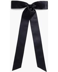 Jennifer Behr - Darla Satin Bow Hair Clip - Lyst