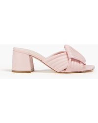 Rupert Sanderson - Knotted Leather Mules - Lyst