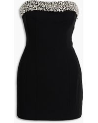 A.L.C. - Elsie Strapless Crystal-Embellished Crepe Mini Dress - Lyst