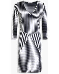 Stateside - Striped Organic Cotton-jersey Mini Dress - Lyst