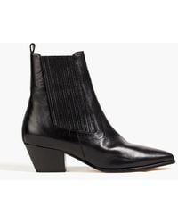 Sandro - Amelya Leather Ankle Boots - Lyst