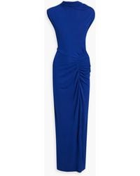 Diane von Furstenberg - Apollo Ruched Jersey Maxi Dress - Lyst