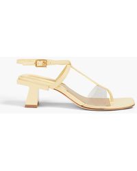 Tory Burch - Leather And Pvc Sandals - Lyst