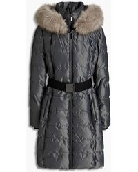 dkny gray coat