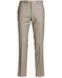 Sandro - Slim-fit Wool-flannel Suit Pants - Lyst