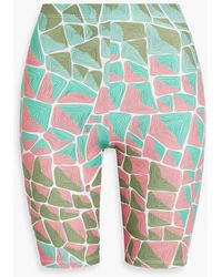 Emilio Pucci - Printed Stretch-jersey Cycling Shorts - Lyst