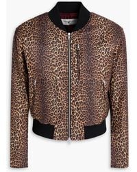 Dries Van Noten - Leopard-print Shell Bomber Jacket - Lyst