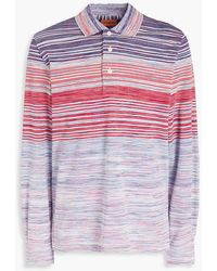 Missoni - Poloshirt aus baumwolle in space-dye-optik - Lyst