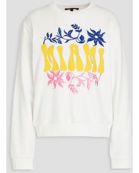 Maje - Embroidered French Terry Sweatshirt - Lyst