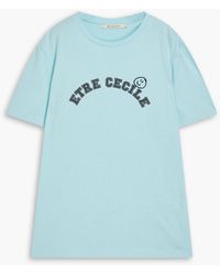 Être Cécile - Printed Cotton-jersey T-shirt - Lyst
