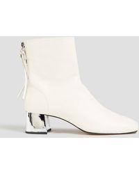 Maje - Patent-Leather Ankle Boots - Lyst