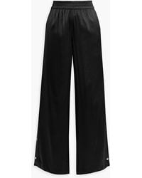 Cami NYC - Laurma Snap-detailed Silk-blend Satin Wide-leg Pants - Lyst