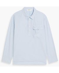 Alex Mill - Leo Cotton-Poplin Polo Shirt - Lyst