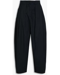 Palmer//Harding - Solo Stretch-cotton Twill Tapered Pants - Lyst
