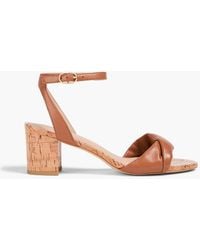 Stuart Weitzman - Everly 50 Leather Sandals - Lyst