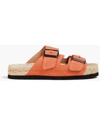 Manebí - Espadrille-sandalen aus veloursleder - Lyst