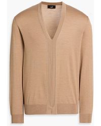 dunhill - Cashmere, Merino Wool And Silk-Blend Sweater - Lyst