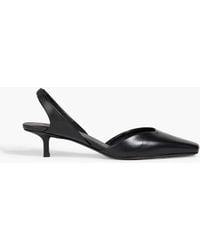 Loulou de Saison - Akila Leather Slingback Pumps - Lyst