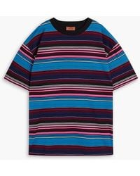 Missoni - Striped Cotton-jersey T-shirt - Lyst