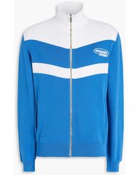 Missoni - Embroidered Cotton Zip-up Track Jacket - Lyst