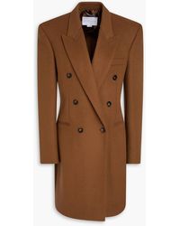 Stella McCartney - Double-breasted Wool-felt Coat - Lyst