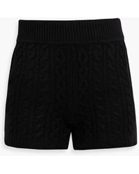 Rag & Bone - Pierce shorts aus kaschmir mit zopfstrickmuster - Lyst