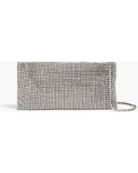 Benedetta Bruzziches - Your Best Friend Crystal-Embellished Satin Cross-Body Bag - Lyst