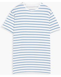 Derek Rose - Basel Striped Stretch-modal Jersey T-shirt - Lyst