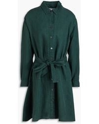Alex Mill - Hemdkleid aus leinen in minilänge - Lyst