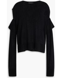 IRO - Cutout Wool, Silk And Cashmere-Blend Sweater - Lyst