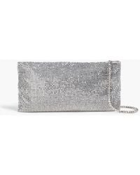 Benedetta Bruzziches - Your Best Friend Crystal-Embellished Satin Cross-Body Bag - Lyst