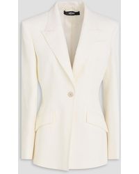 Versace - Grain De Poudre Wool Blazer - Lyst