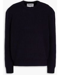 FRAME - Waffle-knit Wool Sweater - Lyst