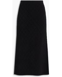 Zimmermann - Pointelle-Knit Wool Midi Skirt - Lyst